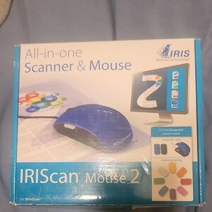 Iris IRIScan Mouse 2 - Vibrant Blue Scanner